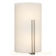 Galaxy-Lighting - 215680BN -2-Light Wall Sconce -Brushed Nickel with Satin White Glass
