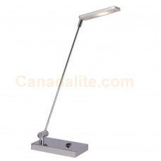 Galaxy-Lighting - 515850CH - 1-Light 5W LED Table / Desk Lamp - Polished Chrome with Adjustable Arm