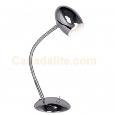 Galaxy-Lighting - 515880CH - 1-Light 5W LED Table / Desk Lamp - Polished Chrome with Gooseneck