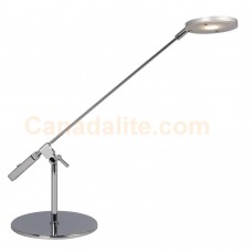 Galaxy-Lighting - 515960CH - 1-Light 5W LED Table / Desk Lamp - Polished Chrome with Adjustable Arm