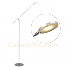 Galaxy-Lighting - 515963CH - 1-Light 7W LED Floor Lamp - Polished Chrome with Adjustable Arm