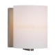 Galaxy-Lighting - 710231BN- 1-Light Vanity Light - Brushed Nickel with Satin White Cylinder Glass
