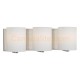 Galaxy-Lighting - 710233CH- 3-Light Vanity Light - Polished Chrome with Satin White Cylinder Glass
