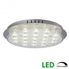 Galaxy-lighting L620564CH Arabella Collection -21W Dimmable LED Flush Mount Polished Chrome Finish