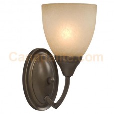 Galaxy-lighting - 710741TY - Chelsey collections - 1-Light  Wall Sconce - Tuscany with Tea Stain Glass