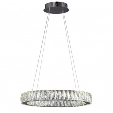 Galaxy-lighting - L919601CH/3000K  - Estella Collections - LED Crystal Ring Pendant - Polished Chrome Finish with K9 Crystal- Dimmable - 32W LED 3000K 