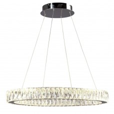 Galaxy-lighting - L919603CH/3000K - Estella Collections - LED Oval Crystal Ring Pendant - Polished Chrome Finish with K9 Crystal- Dimmable - 32W LED 3000K 