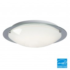 Galaxy-lighting-L619495CH031A1- Michio II Collections-LED Flush Mount-White Glass-32.4W LED 3000K (4L)