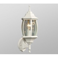 Galaxy-Lighting - 301091WH - Outdoor Cast Aluminum Lantern - White w/Clear Beveled Glass