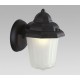 Galaxy-Lighting - 303045BLK-  Outdoor Cast Aluminum Lantern - Black w/ Frosted Glass
