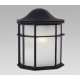 Galaxy-Lighting - 303218BLK-  Outdoor Cast Aluminum Lantern - Black w/ Frosted Acrylic Diffuser.