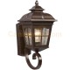 Galaxy-Lighting - 320287BZ -1-Light Outdoor Wall Mount Lantern - Bronze with Clear Water Glass