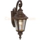 Galaxy-Lighting - 320480BZ -1-Light Outdoor Wall Mount Lantern - Bronze with Clear Water Glass