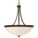 Galaxy-lighting - 800901ORB - Peyton Collection - 3-Light Pendant - Oiled Rubbed Bronze w/ White Glass