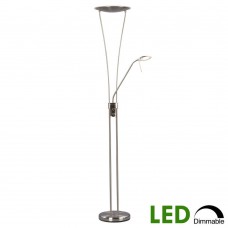 Galaxy-Lighting - L519916SN - 30W+5W LED Torchiere with Reading Lamp - Dimmable