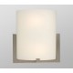 Galaxy-Lighting - 212430BN - 1x100W Wall Sconce - Brushed Nickel with White Glass 