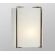 Galaxy-Lighting - 212510BN/WH - Wall Sconce - Brushed Nickel with Satin White Glass