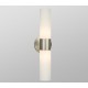 Galaxy-Lighting - 244023BN/WH - 2 Light  Wall Sconce - Brushed Nickel with White Straight Glass