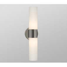 Galaxy-Lighting - 244023CH/WH - 2 Light  Wall Sconce - Chrome with White Straight Glass