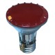 50W - Red -  PAR20 - Narrow Flood - Halogen - 130 Volt   (50PAR20/HAL/NFL/RED) [** Discontinued **]