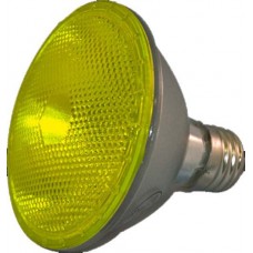 75W - Yellow - PAR30 - Flood - Halogen - 130 Volt   (75PAR30/HAL/FL/Yellow) 