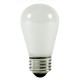 11 Watt - Frosted -S14 Sign lamp - Medium (E26) Base   (11S14/IF)