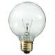 25 Watt - Clear - G30 Bulb - Medium Base E26 - 25G30/CL [Item is delisted. See 25G30/WH for a substitute]