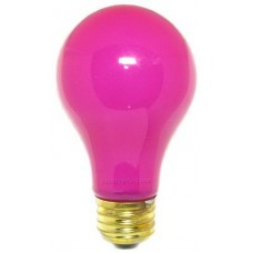 100W A19  Medium Base E26 - Ceramic Pink  (100A19/CP)