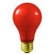 100W A19  Medium Base E26 - Ceramic Red  (100A19/CR) **Discontinued and Not Available** 