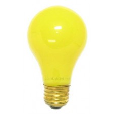 100W A19  Medium Base E26 - Ceramic Yellow  (100A19/CY Bug-Away)