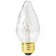 40W - Clear - 130V F15 Flame - Medium Base E26 - Decorative Bulb - 40F15/CL