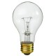 100W A19 Clear - 130V Medium (E26) Base - 6,000 Life Hours (NLA & See 100A19/CL/RS for a substitute)