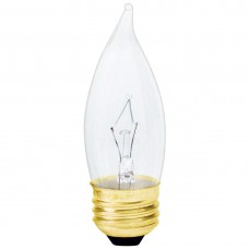 25W - Clear - CA11 Bent-tip Medium Base E26 - 25CA11/MED/CL