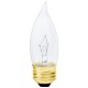 40W - Clear - CA11 Bent-tip - Medium Base E26 - 40CA11/MED/CL