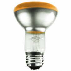 50 Watt - R20 - Transparent Amber -  130Volt -  Medium (E26) Base - 50R20/TA