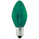 5W C7 Christmas lights- Transparent Green - 5C7/CAN/TG