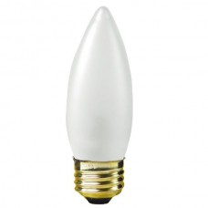 25W - Frosted - B11 Candle bulb -  Medium Base E26 - 25B11/MED/IF