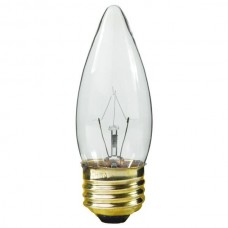 25W - Clear - B11 Candle bulb - Medium Base E26 - 25B11/MED/CL