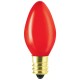 5W C7 Christmas lights-Ceramic Red - 5C7/CAN/CR