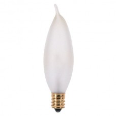 40W - Frosted - CA10 Bent-tip - Candelabra (E12) Base - 40CA10/CAN/IF