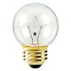 60 Watt - Clear - G16 Globe Bulb - Medium Base - 60G16/MED/CL