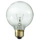 25 Watt - Clear - G25 Bulb - Medium Base E26- 25G25/CL