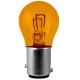 1157A  Mini Indicator Lamp - Amber Coated - S8 Bulb - 12.8 /14 Volt -  2.1/0.59 Amp. - DC Index Bayonet (BAY15d)