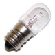 SP-43 - Miniature Indicator Lamp - T4 Bulb - 6W - 125 Volt - Candelabra Screw (E12) Base 