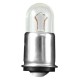 345 Mini Indicator Lamp - T1.75 Bulb - 6 Volt -  0.04 Amp. - Single Contact Midget Flange Base (SX6s)