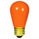11 Watt - Ceramic Orange -S14 Sign lamp - Medium (E26) Base - 11S14/CO