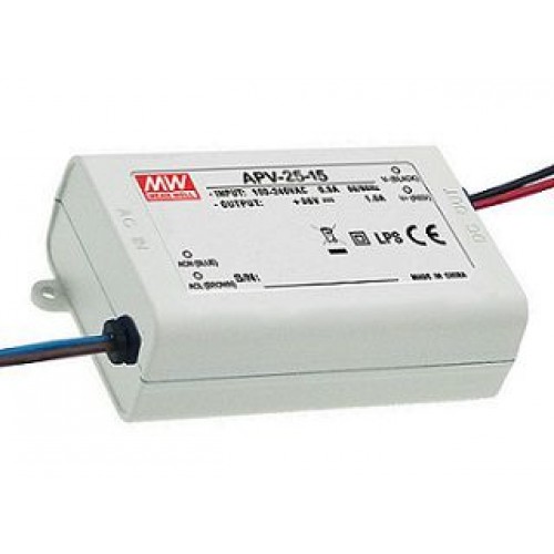 APV 25 Watt Constant Voltage LED Power Supply to IP42 12V DC