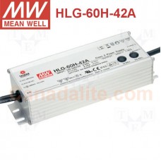 HLG-60H-42A Meanwell LED Driver - 42V 60.9W 1.45A - HLG-60H Series - Constant Voltage/Current