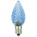 Sunlite 80700-SU - L3C7/LED/B/6PK - LED C7 Bulb -  Blue - 0.4W - Candelabra (E12) Base - Pack of 6 Bulbs**Discontinued and Not Available **