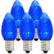 Symban LED C7 Replacement Bulb - Blue - Candelabra (E12) Base - LED1/C7/CAN/BLUE 120V - Pack of 10 Bulbs**Discontinued and Not Available **